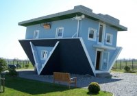 Funny Upside Down House