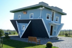 Funny Upside Down House